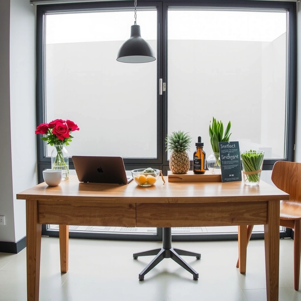 Bureau moderne VitaForme pour consultations nutrition